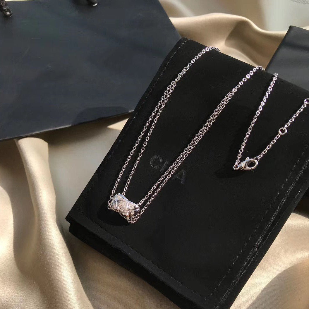 Chanel Crush Silver Cubic Zirconia Necklace - product view 3