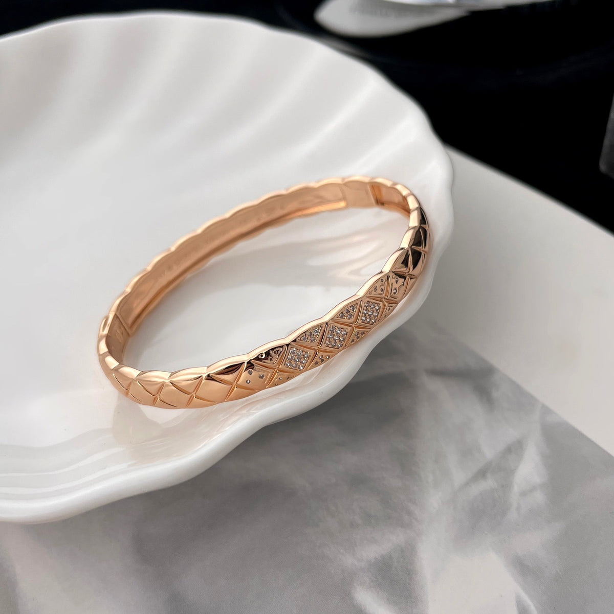 Chanel Crush Bracelet Quilted Cubic Zirconia - product view 1