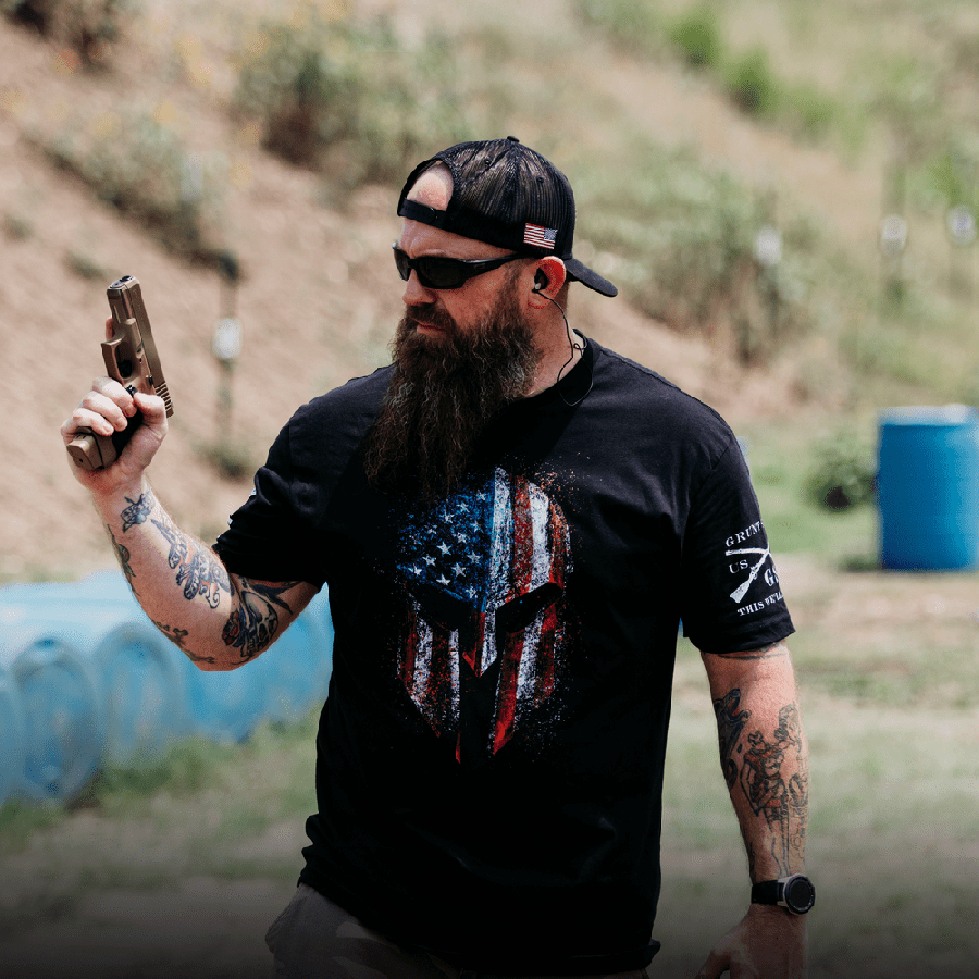 American Spartan 2.0 T-Shirt - Black