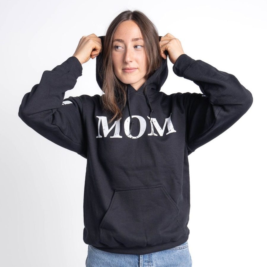 Women's Mom Defined Hoodie - Black