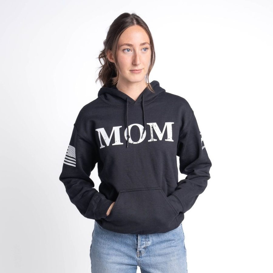 Women's Mom Defined Hoodie - Black