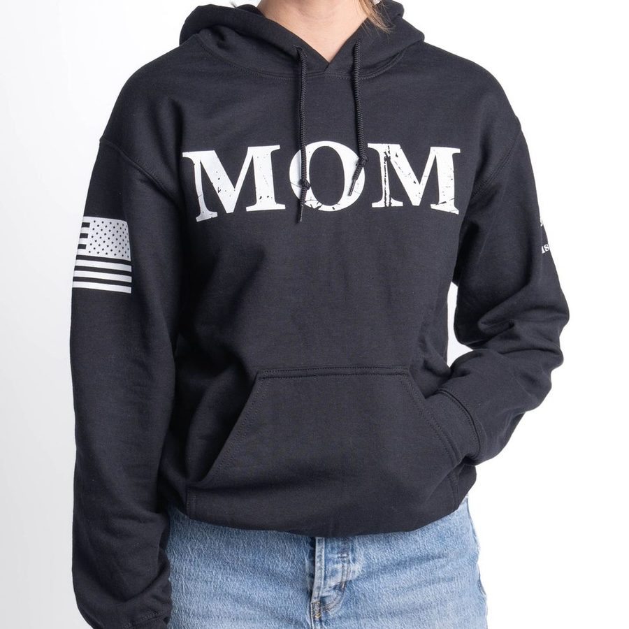 Women's Mom Defined Hoodie - Black