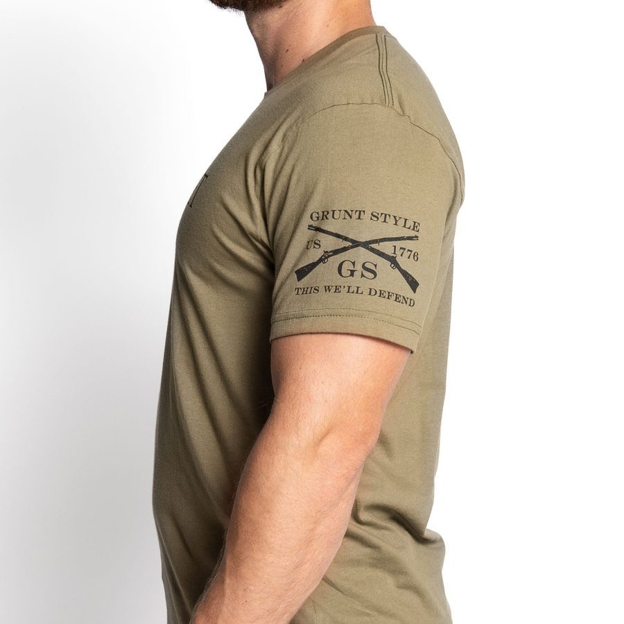 Grumpy Old Vet T-Shirt - Military Green