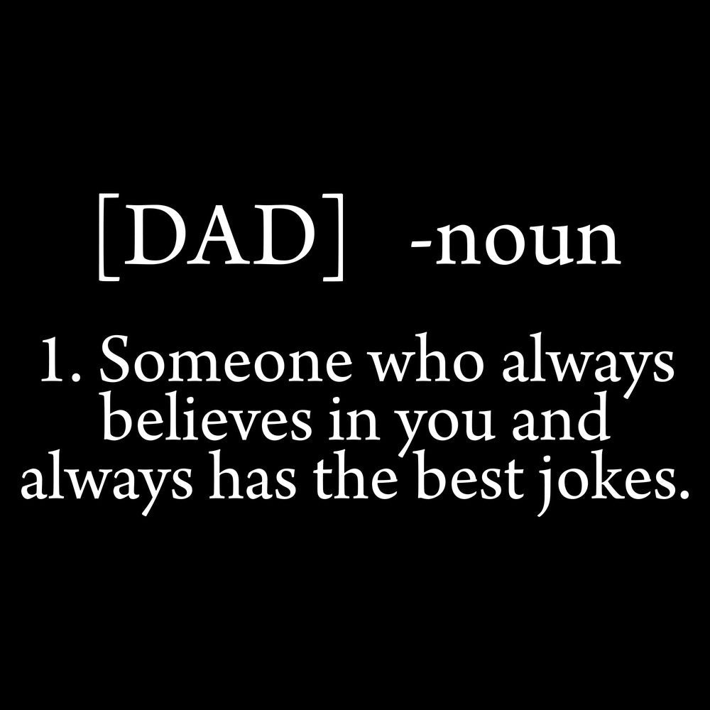 Dad Defined T-Shirt - Black