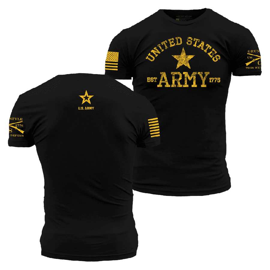 Army Est. 1775 T-Shirt - Black
