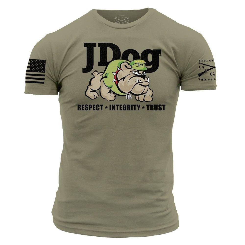 JDog T-Shirt - Light Olive