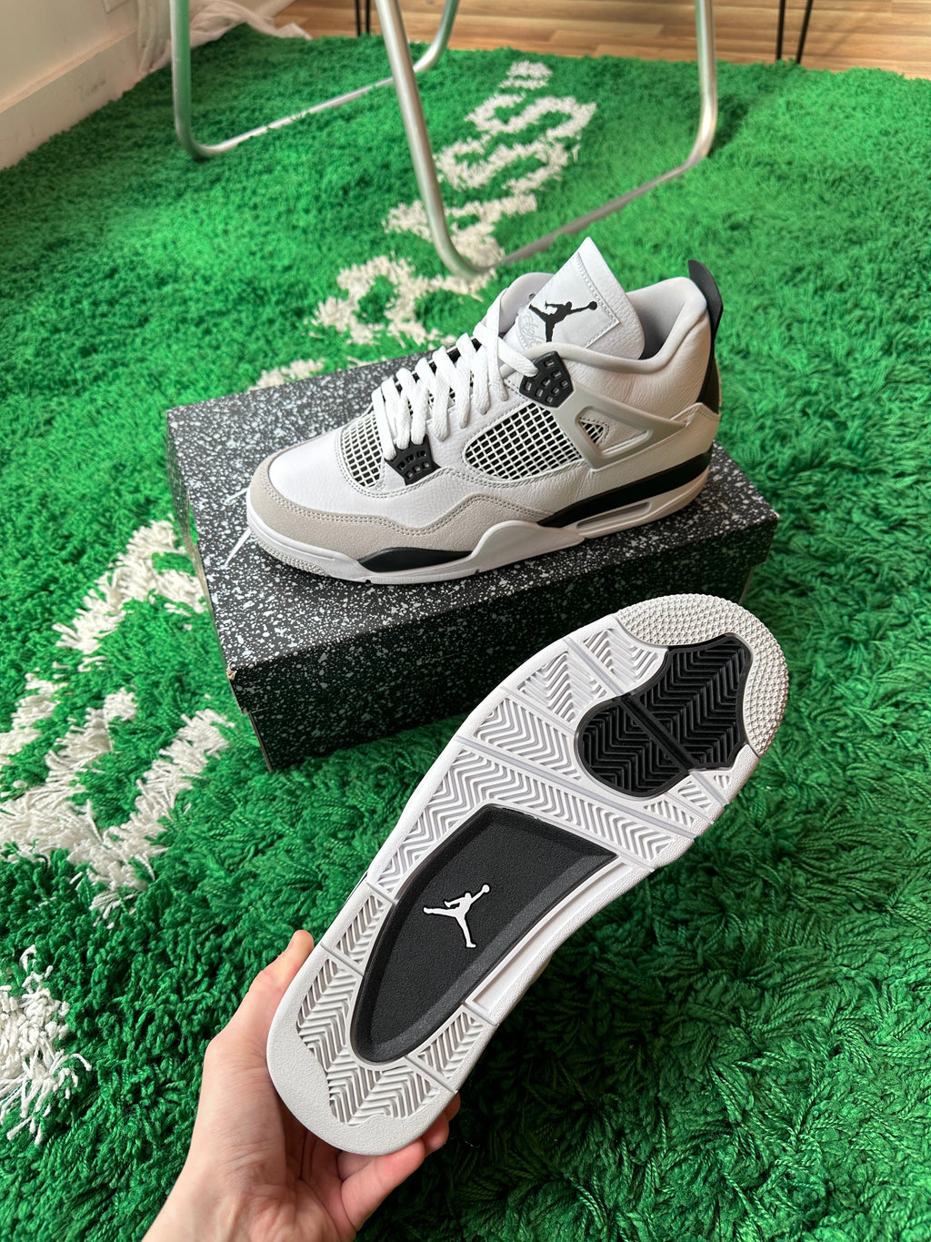 Jordan 4 “Military Black” - product view 6