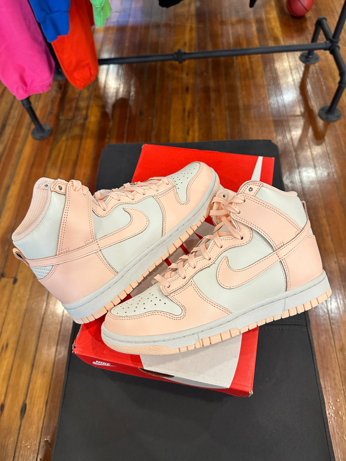 Nike Dunk High “Sail Crimson Tint” - product view 1