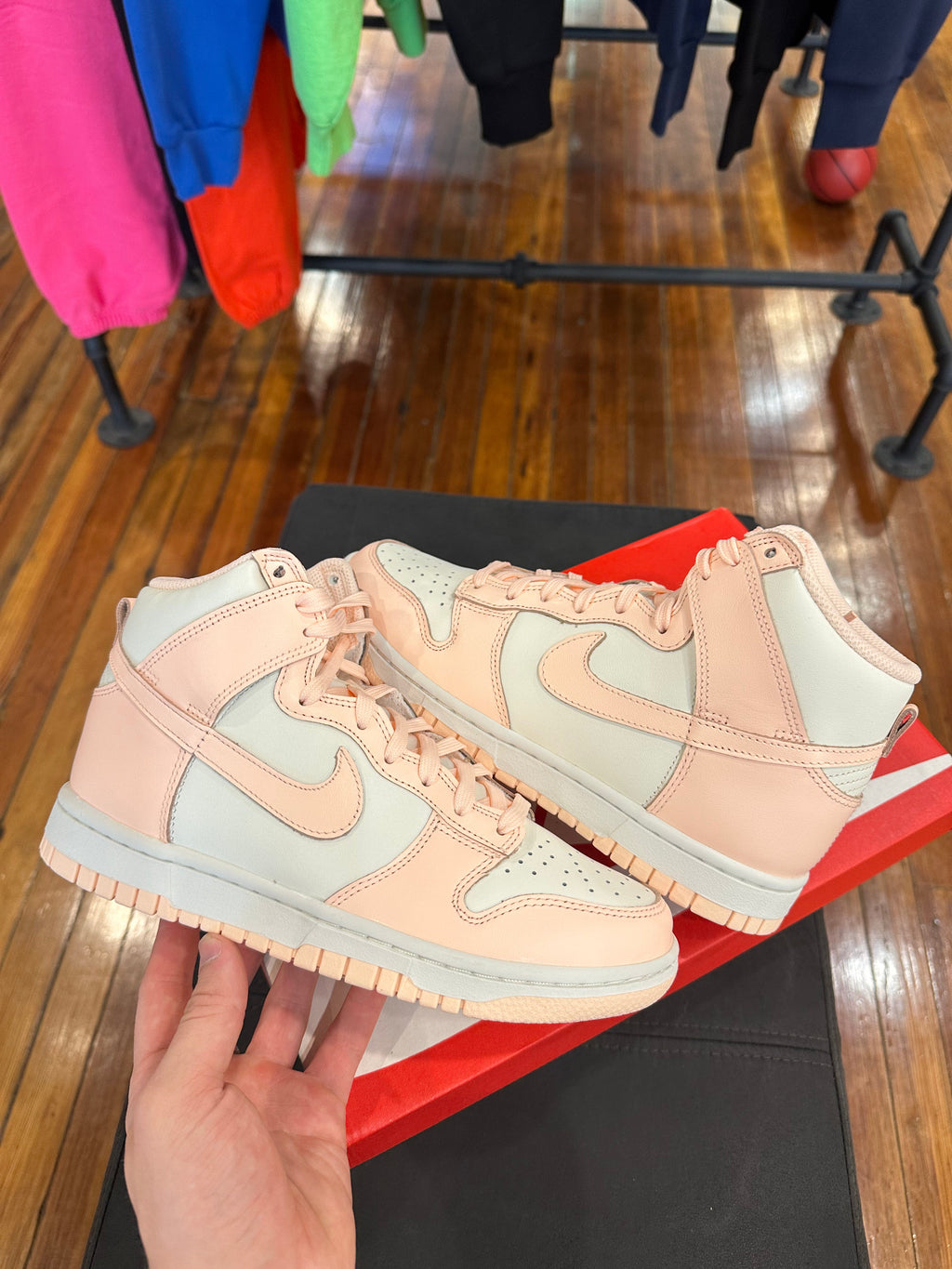 Nike Dunk High “Sail Crimson Tint” - product view 3