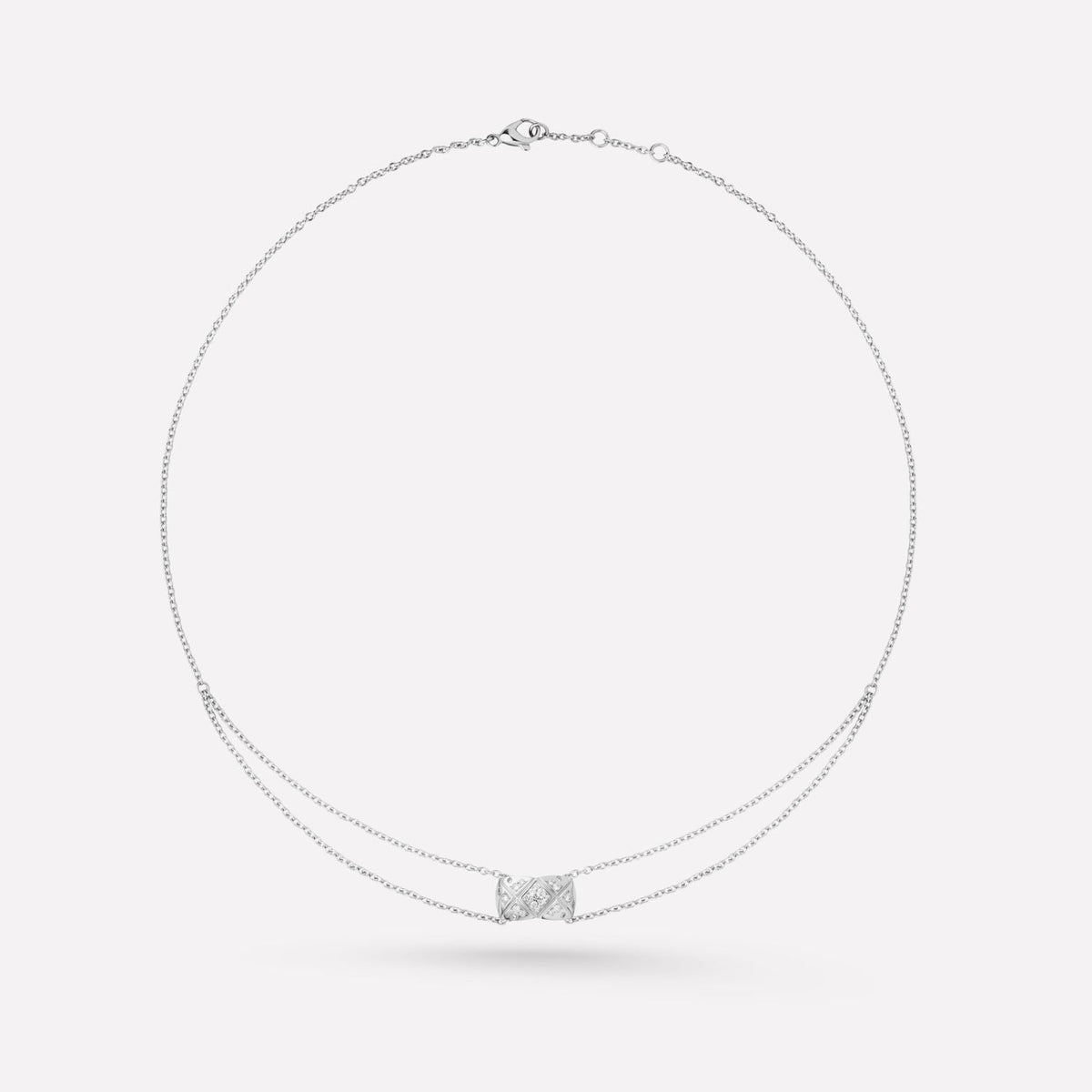 Chanel Crush Silver Cubic Zirconia Necklace - product view 1