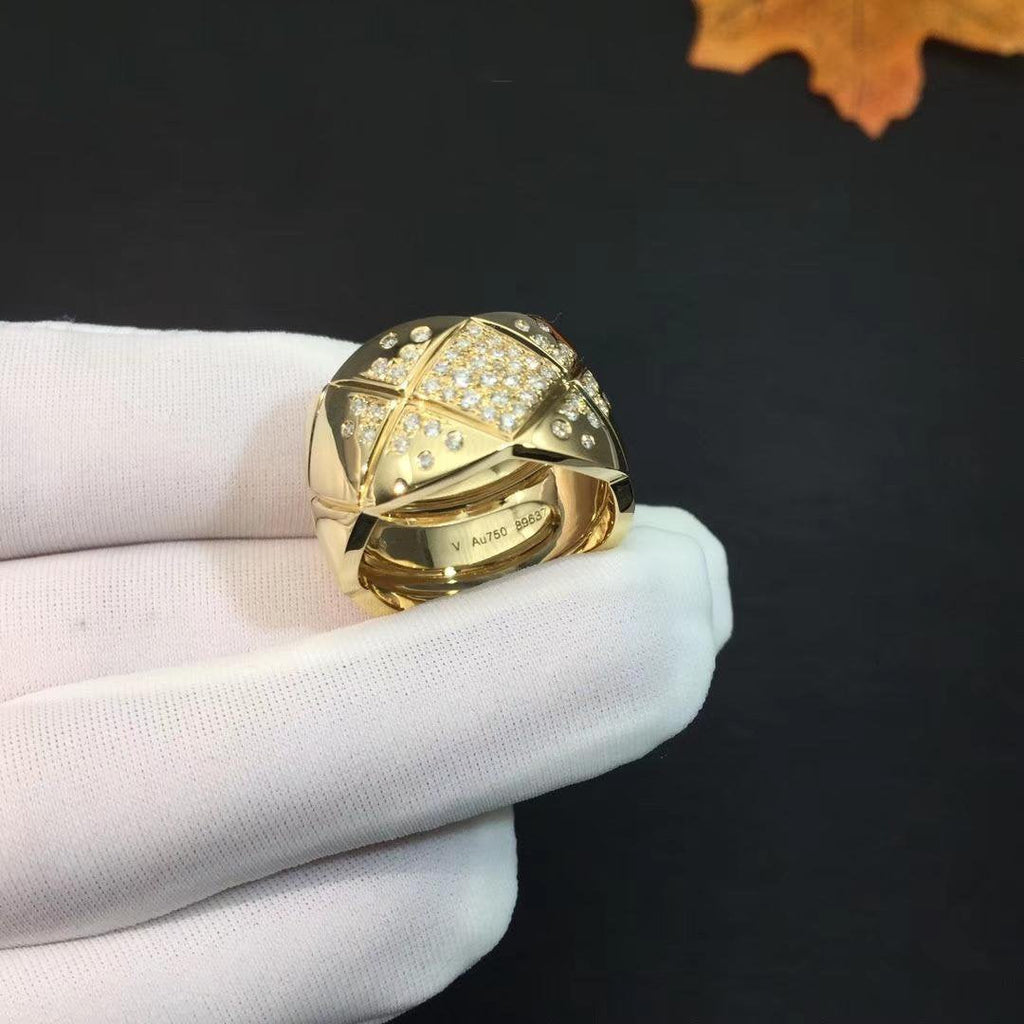 Chanel Crush Ring Gold Cubic Zirconia - product view 5