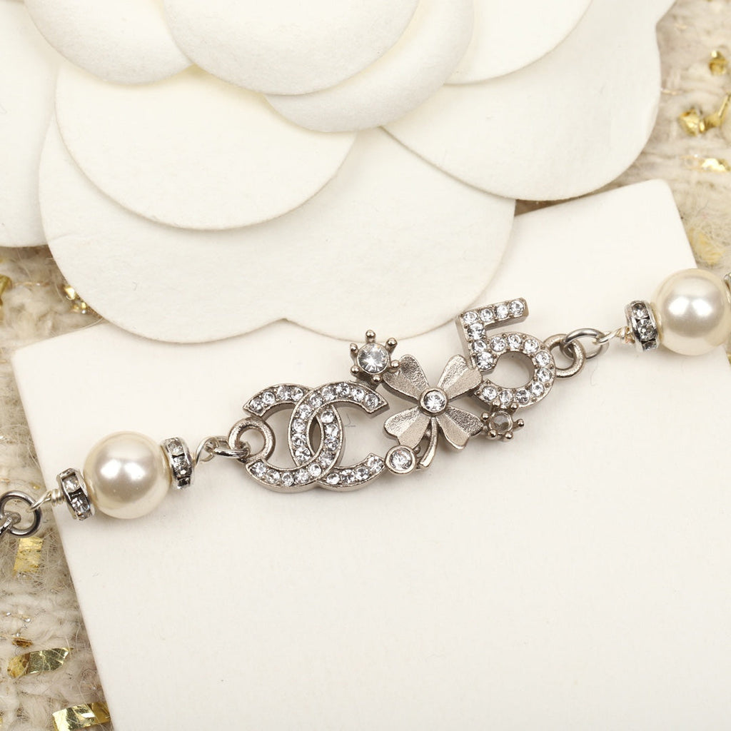 Chanel Double C Multi-Element Silver Bracelet - product view 4