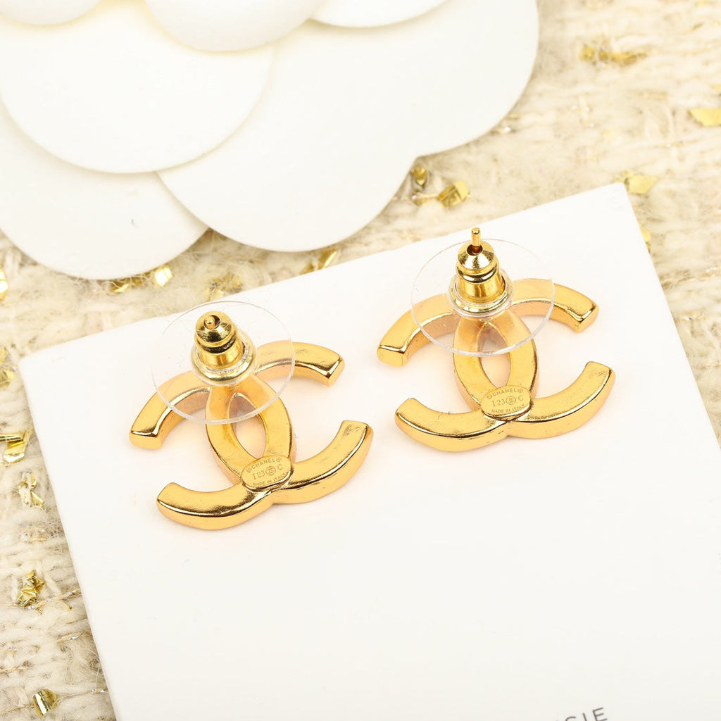Chanel Oil Dripping Double C Earrings - product view 4